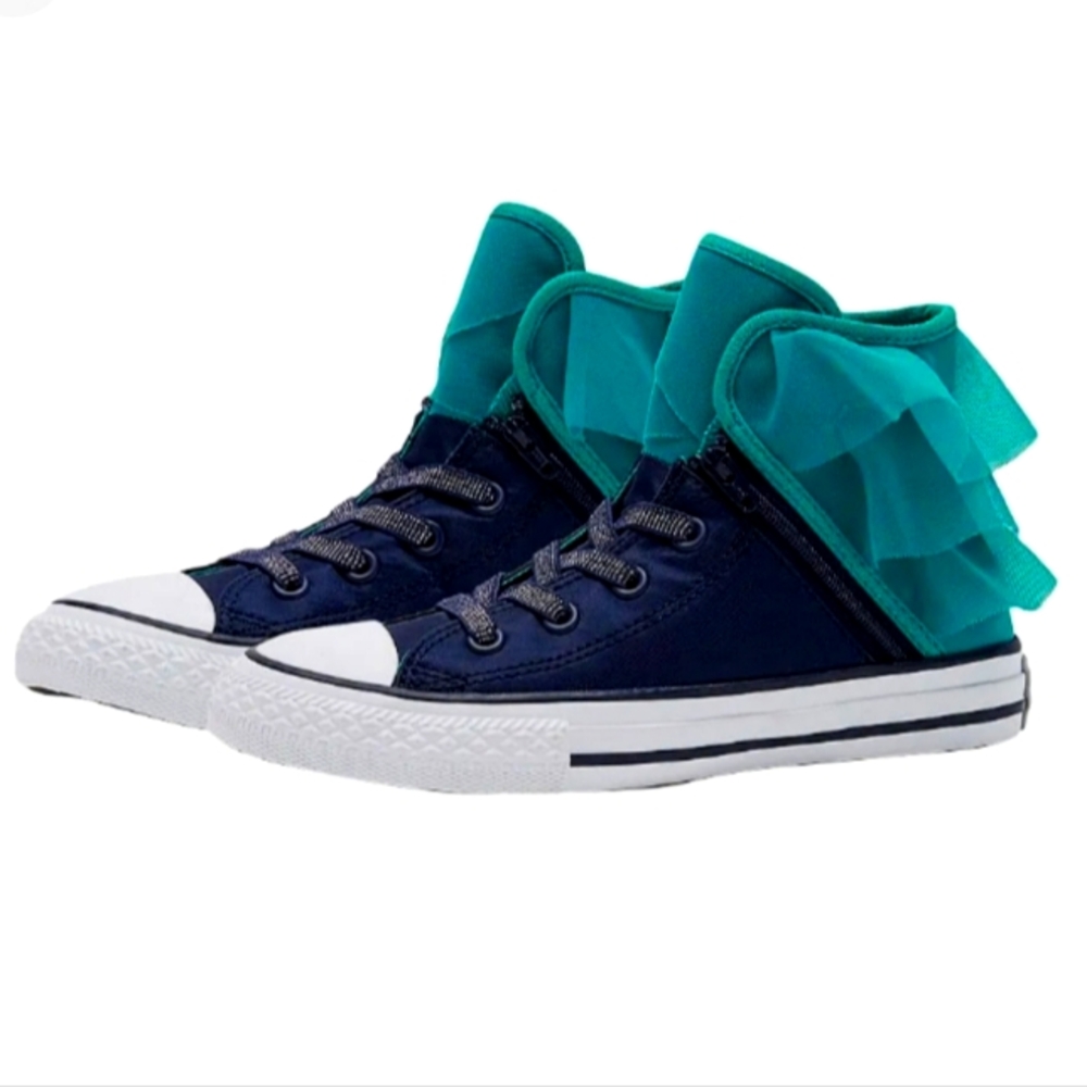 NEW Little Girls' Converse All Star Block Party High Top | 11